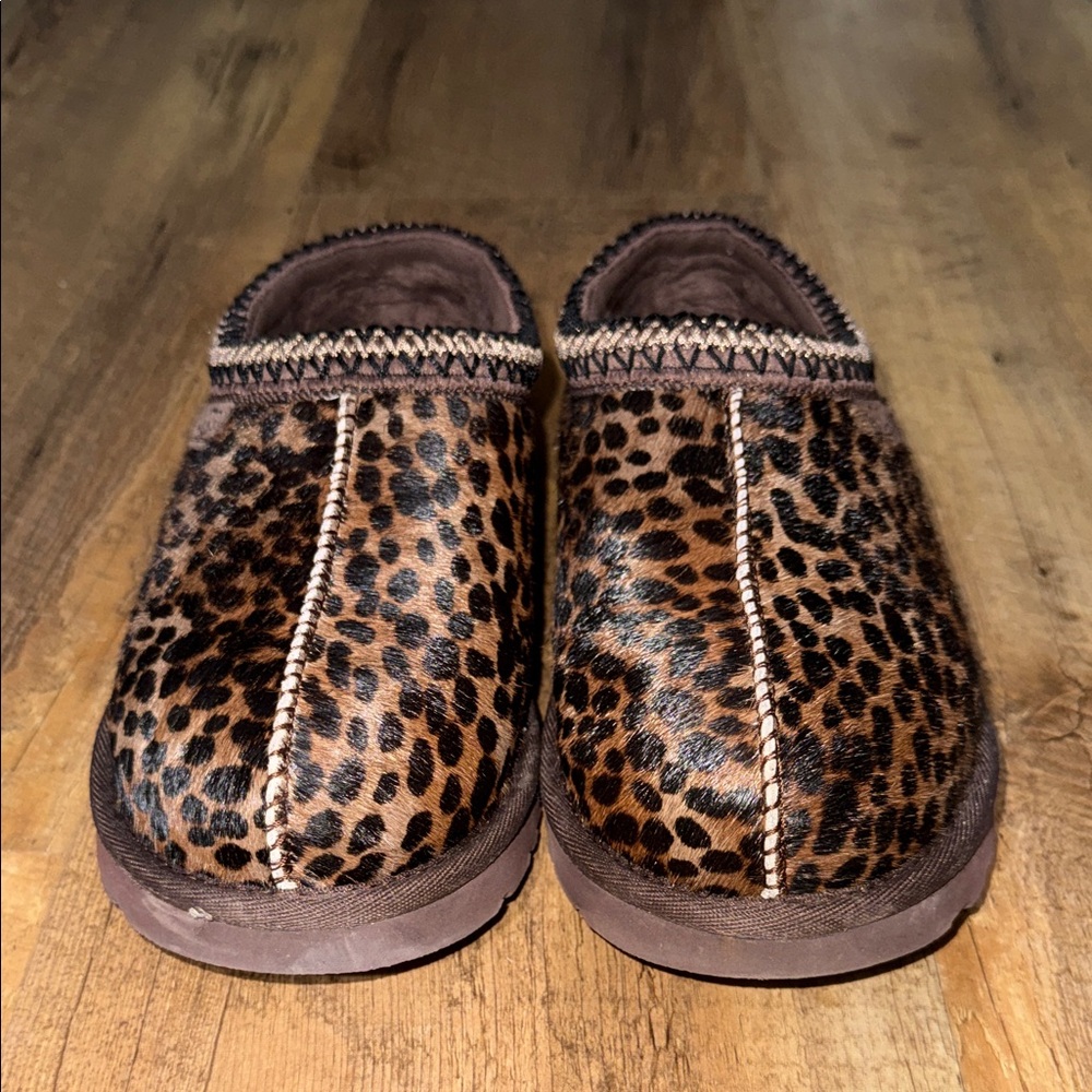 UGG Tazz Caspian "Leopard" Women's Slipper sz 8 - Picture 7 of 7